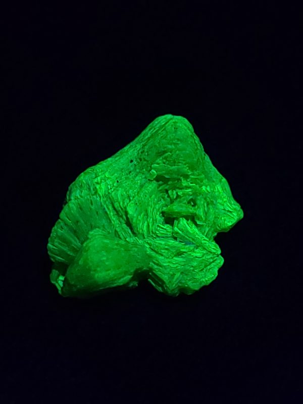 Lamellar Autunite Crystal, Stabilized- Fluorescent Uranium Ore ~ 2 Grams