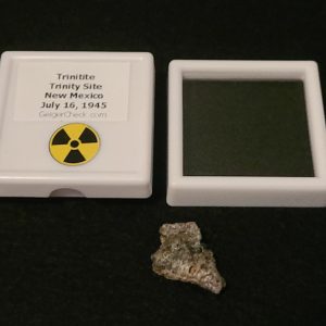 Trinitite (Atomic Bomb Glass) 1 Gram ~ Trinity Site, New Mexico. July 16, 1945