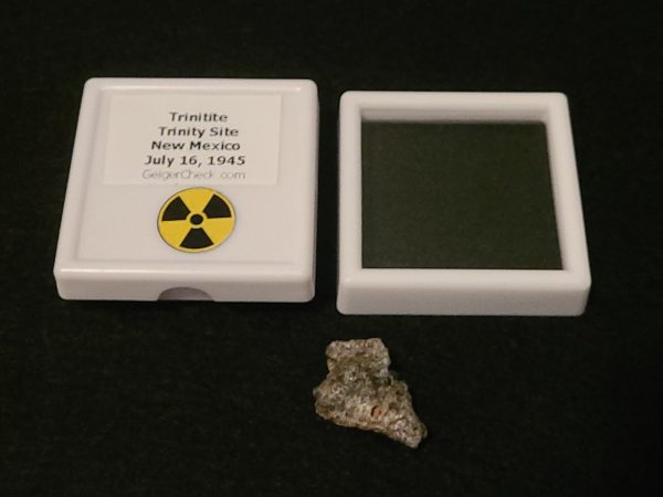 Trinitite (Atomic Bomb Glass) 1 Gram ~ Trinity Site, New Mexico. July 16, 1945