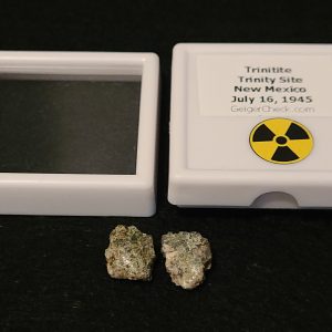 Trinitite (Atomic Bomb Glass) 1 Gram ~ Trinity Site, New Mexico. July 16, 1945