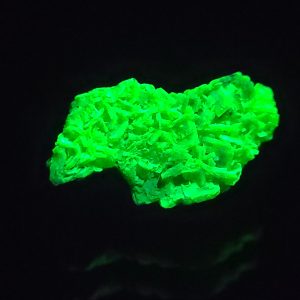 Autunite on Matrix - Fluorescent Uranium Ore - China - Stabilized 4 Grams