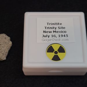 Trinitite (Atomic Bomb Glass) 1.3 Grams, Trinity Site, New Mexico, July 16, 1945