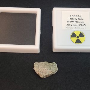 Trinitite (Atomic Bomb Glass) 1.6 Grams, Trinity Site, New Mexico, July 16, 1945