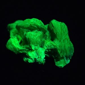Meta-autunite Crystal Fluorescent Uranium Ore Specimen, Stabilized - 8 Grams