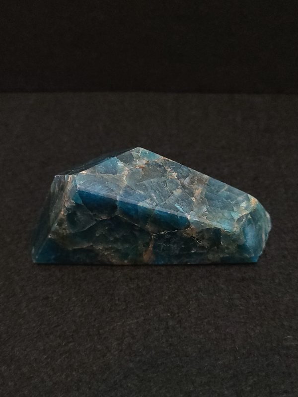 Blue Apatite Crystal with Unknown Radioisotope(s)- China - 142 Grams