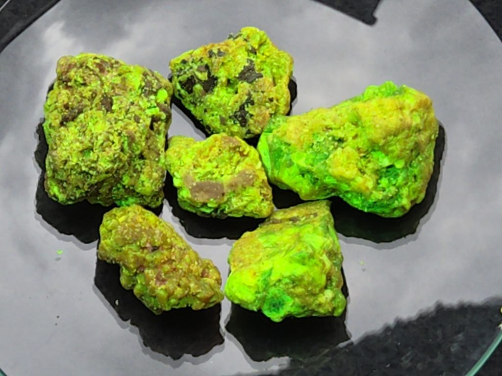 25 Grams of Autunite Fragments ~ Bulk Uranium Ore 