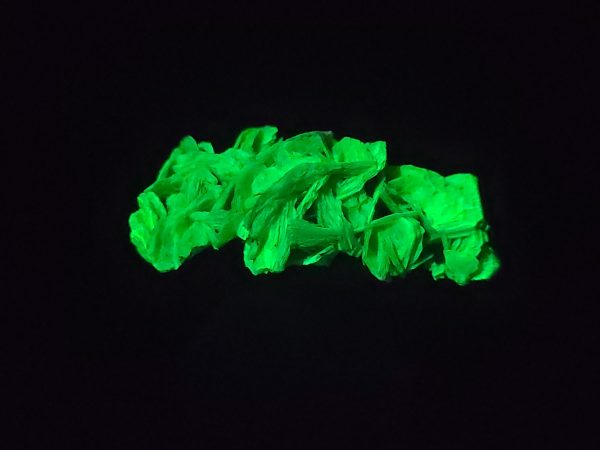 Autunite / Meta-Autunite Crystal, Stabilized- Fluorescent Uranium Ore ~ 2.5 Grams