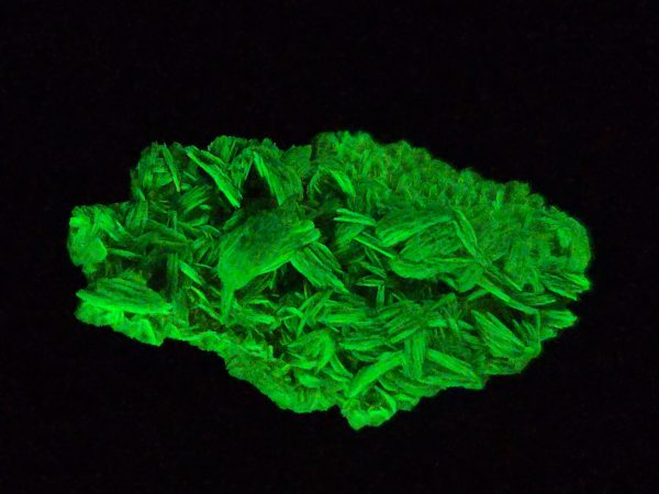 Autunite / Meta-Autunite Crystal, Stabilized- Fluorescent Uranium Ore ~ 3.6 Grams