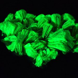 Lamellar Autunite / Meta- Autunite Crystal - Fluorescent Uranium Ore ~ 7.8 Grams