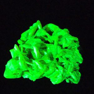 Lamellar Autunite / Meta-Autunite on Matrix ~ Fluorescent Uranium Ore, 25 Grams