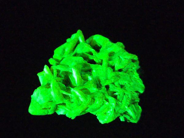 Lamellar Autunite / Meta-Autunite on Matrix ~ Fluorescent Uranium Ore, 25 Grams