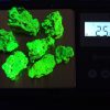 25 Grams of Autunite Fragments in a Lead Container, Bulk Uranium Ore