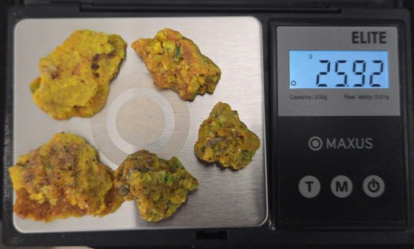 25 Grams of Autunite Fragments in a Lead Container, Bulk Uranium Ore - Image 2