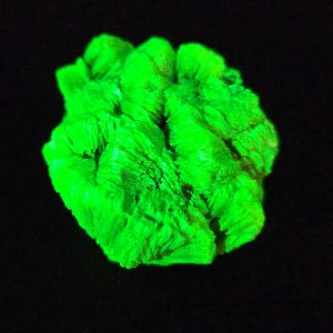 Lamellar Autunite Crystal - Fluorescent Uranium Ore, 12 Grams