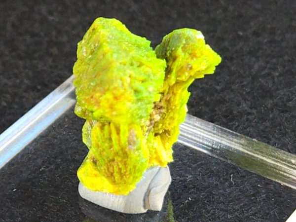 Lamellar Autunite Crystal  - Fluorescent Uranium Ore,  5.2 Grams - Image 6