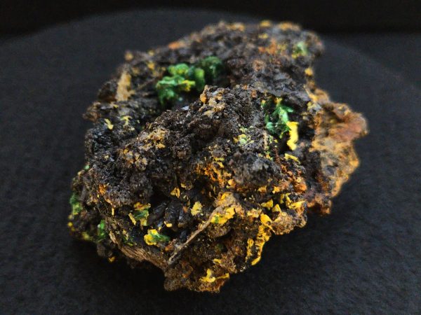 Torbernite and Parsonsite on Matrix - Guangxi, China