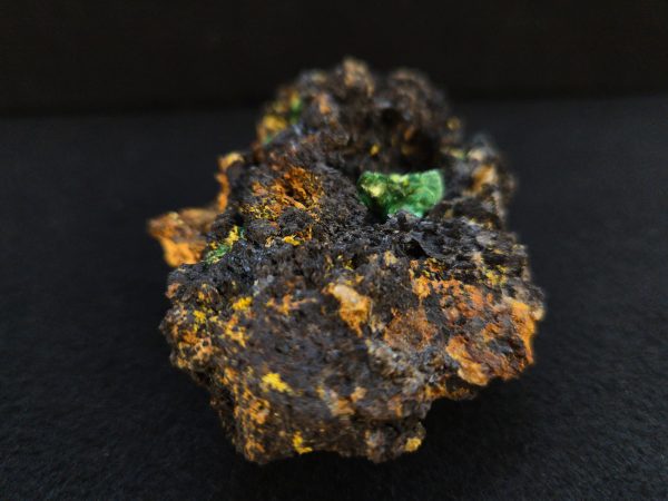 Torbernite and Parsonsite on Matrix - Guangxi, China - Image 4