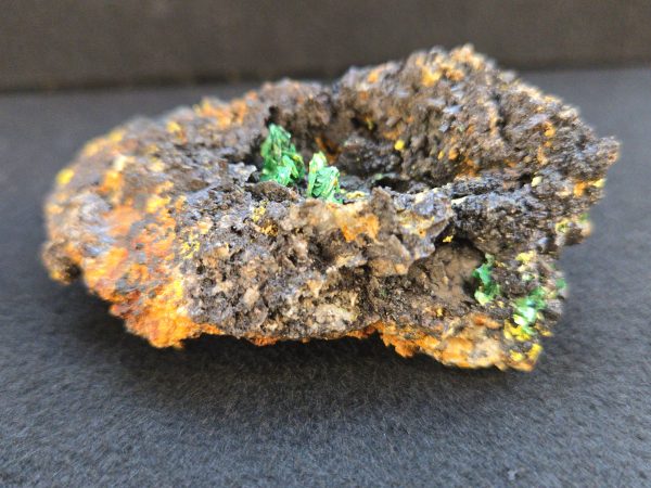 Torbernite and Parsonsite on Matrix - Guangxi, China - Image 7