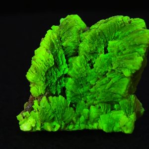 Lamellar Autunite Crystal - Fluorescent Uranium Ore, 5 Grams