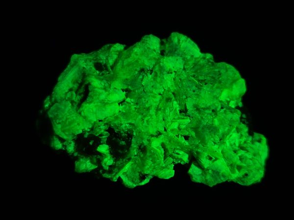 Autunite / Meta-autunite on Matrix ~ Fluorescent Uranium Ore, 10 Grams - Image 4