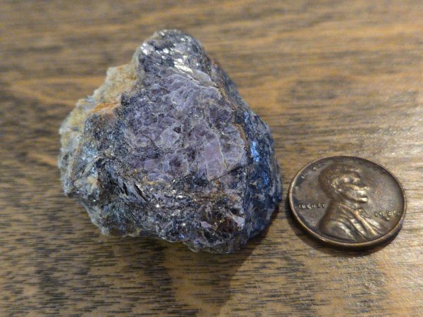 Samarskite-(y)  in Matrix  North Carolina USA - Image 5