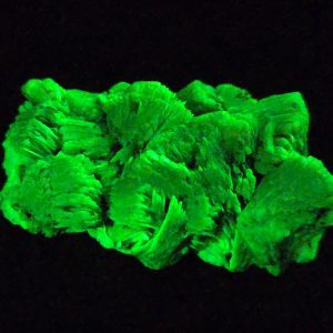 Lamellar Autunite Crystal - Fluorescent Uranium Ore, 10.7 Grams