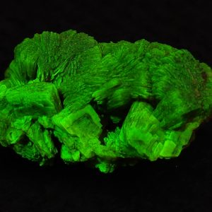 Lamellar Autunite Crystal - Fluorescent Uranium Ore, 10.7 Grams