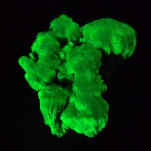 Lamellar Autunite Crystal - Fluorescent Uranium Ore, 11 Grams