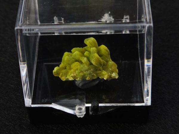 Lamellar Autunite Crystal  - Fluorescent Uranium Ore,  1.7 Grams - Image 13