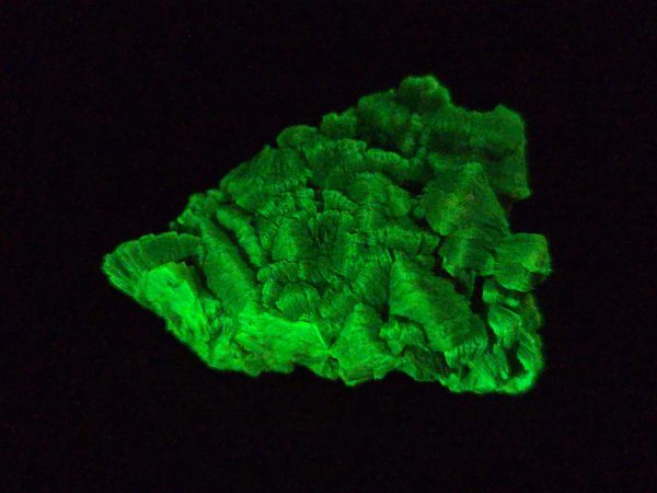 Lamellar Autunite Crystal - Fluorescent Uranium Ore, 10.7 Grams