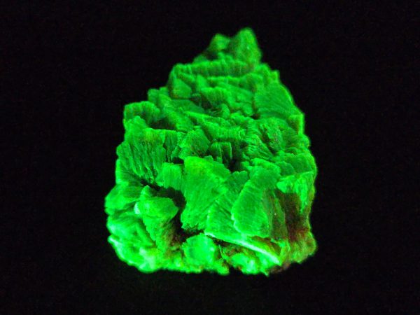 Lamellar Autunite Crystal  - Fluorescent Uranium Ore,  10.7 Grams - Image 4