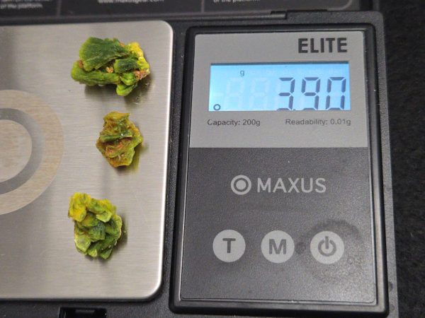 Lot of Three Autunite Specimens , Fluorescent Uranium Ore