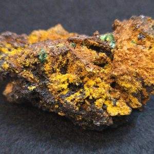 Torbernite and Parsonsite on Matrix - Guangxi, China