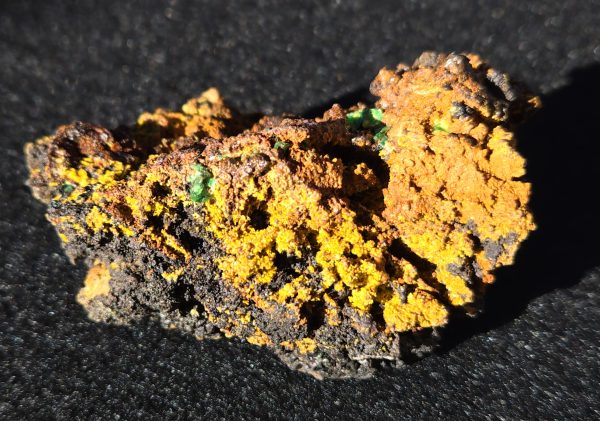 Torbernite and Parsonsite on Matrix - Guangxi, China