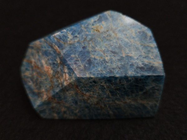 Blue Apatite Crystal with Unknown Radioisotope(s)- China - 125 Grams