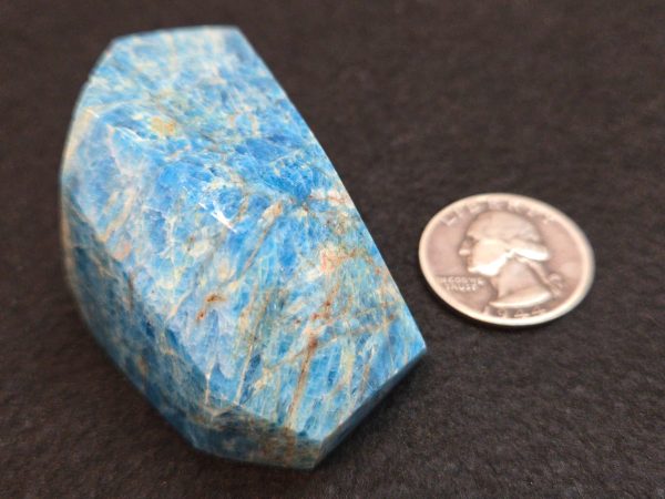 Blue Apatite Crystal with Unknown Radioisotope(s)- China - 125 Grams - Image 8