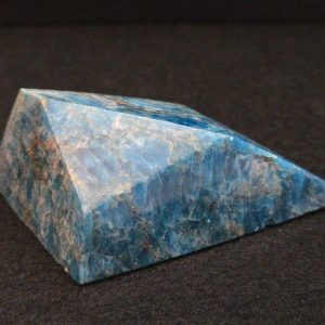 Blue Apatite Crystal with Unknown Radioisotope(s)