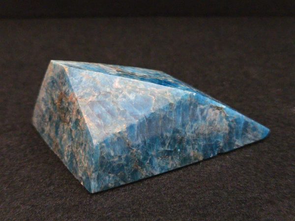 Blue Apatite Crystal with Unknown Radioisotope(s)