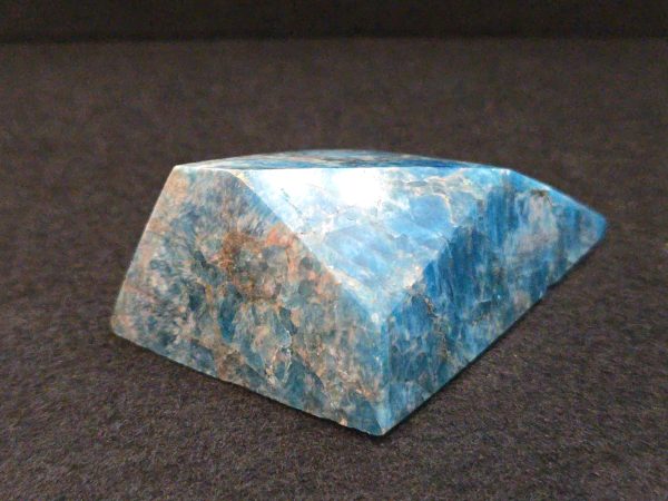 Blue Apatite Crystal with Unknown Radioisotope(s)- China - 121 Grams - Image 3