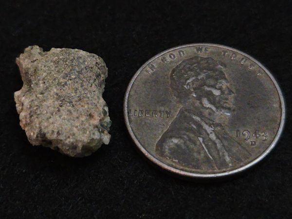 Trinitite (Atomic Bomb Glass), 800mg Trinity Site, New Mexico, July 16, 1945