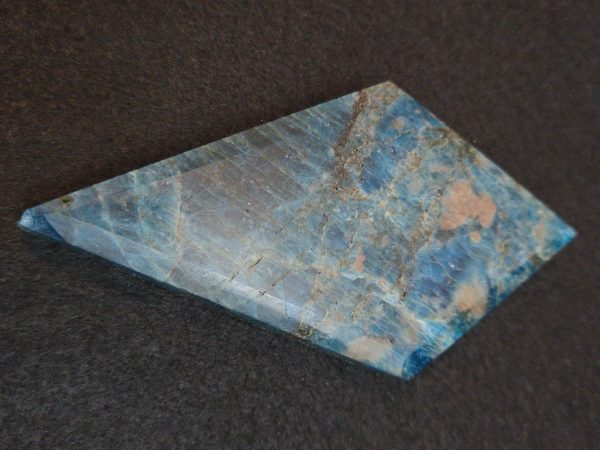 Blue Apatite Crystal with Unknown Radioisotope(s)- China - 98 Grams - Image 4