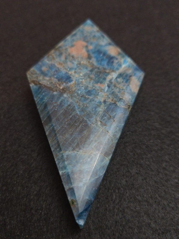 Blue Apatite Crystal with Unknown Radioisotope(s)- China - 98 Grams