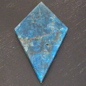 Blue Apatite Crystal with Unknown Radioisotope(s)- China - 161 Grams