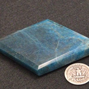 Blue Apatite Crystal with Unknown Radioisotope(s)- China - 148 Grams