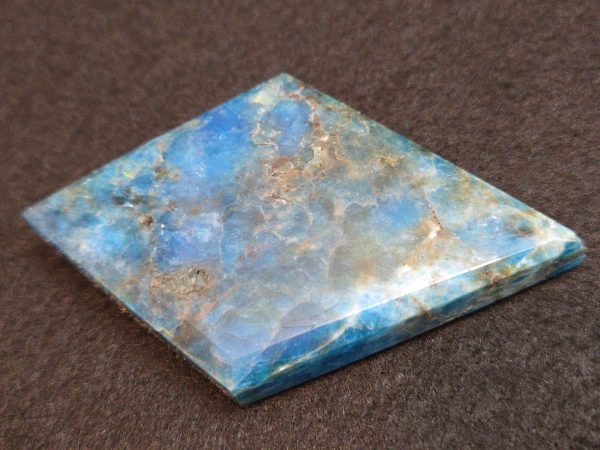 Blue Apatite Crystal with Unknown Radioisotope(s)- China - 53 Grams - Image 3