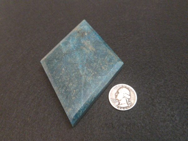 Blue Apatite Crystal with Unknown Radioisotope(s) - China - 158 Grams - Image 7