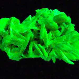 Autunite / Meta-Autunite Crystal - Fluorescent Uranium Ore, 2.9 Grams