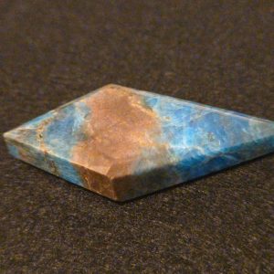 Blue Apatite Crystal with Unknown Radioisotope(s) - China - 38 Grams