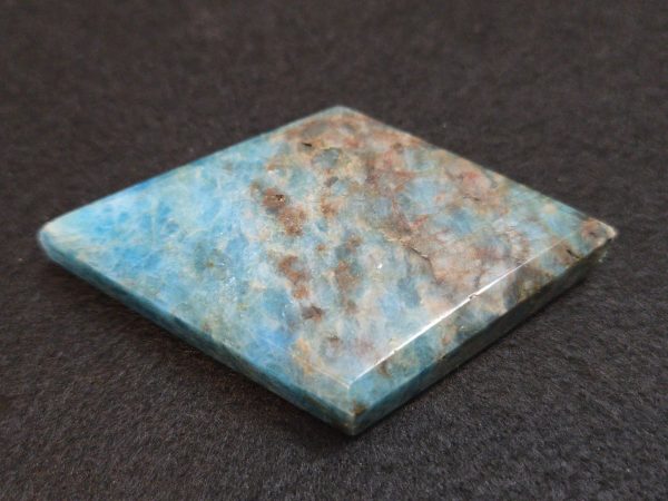 Blue Apatite Crystal with Unknown Radioisotope(s) - China - 52 Grams