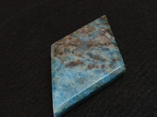 Blue Apatite Crystal with Unknown Radioisotope(s) - China - 52 Grams